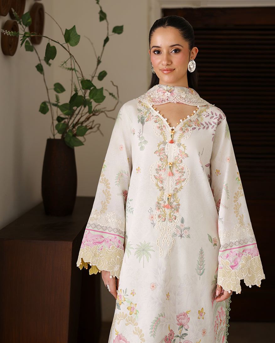 Roheenaz | Sunlit Tales Printed Embroidered Edit | Petalbeam