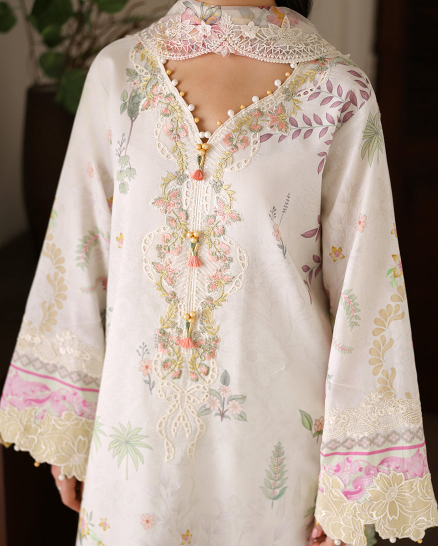 Roheenaz | Sunlit Tales Printed Embroidered Edit | Petalbeam