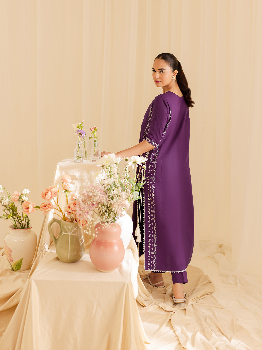 Mahnur | Petal Whispers Lawn Pret | Petalina