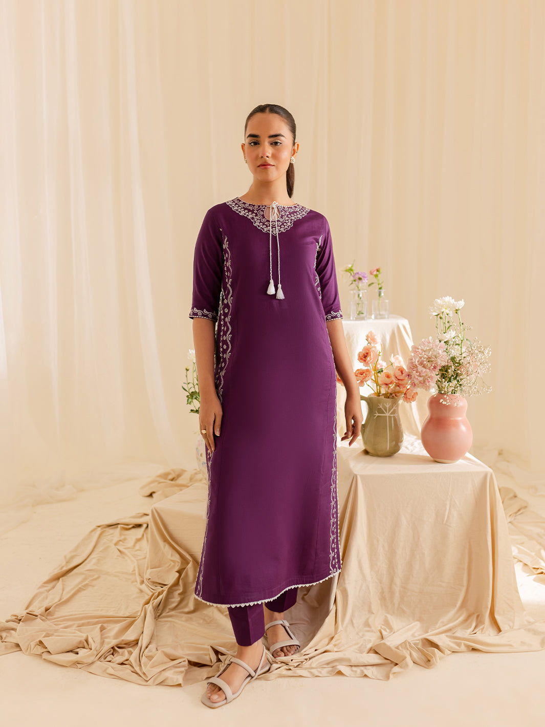 Mahnur | Petal Whispers Lawn Pret | Petalina