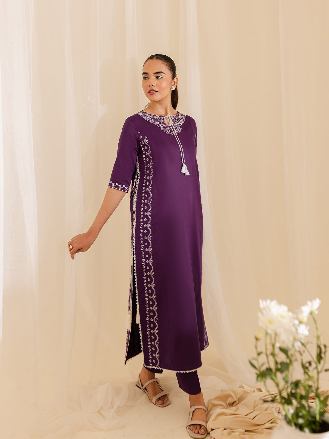 Mahnur | Petal Whispers Lawn Pret | Petalina
