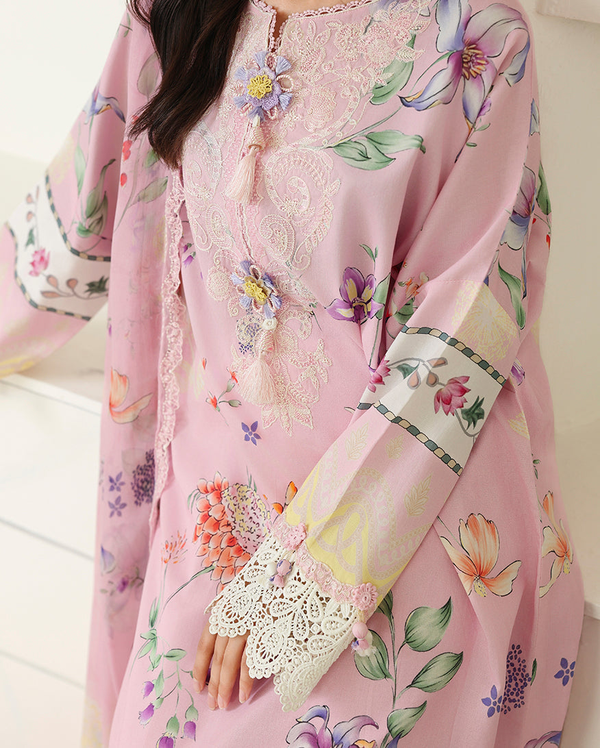 Roheenaz | Petals in Print | Pink Veil