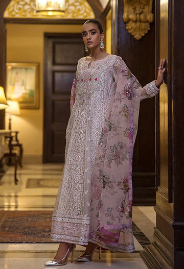 Layla Chatoor | Luxury Pret | Pink Chikankari Peshwas