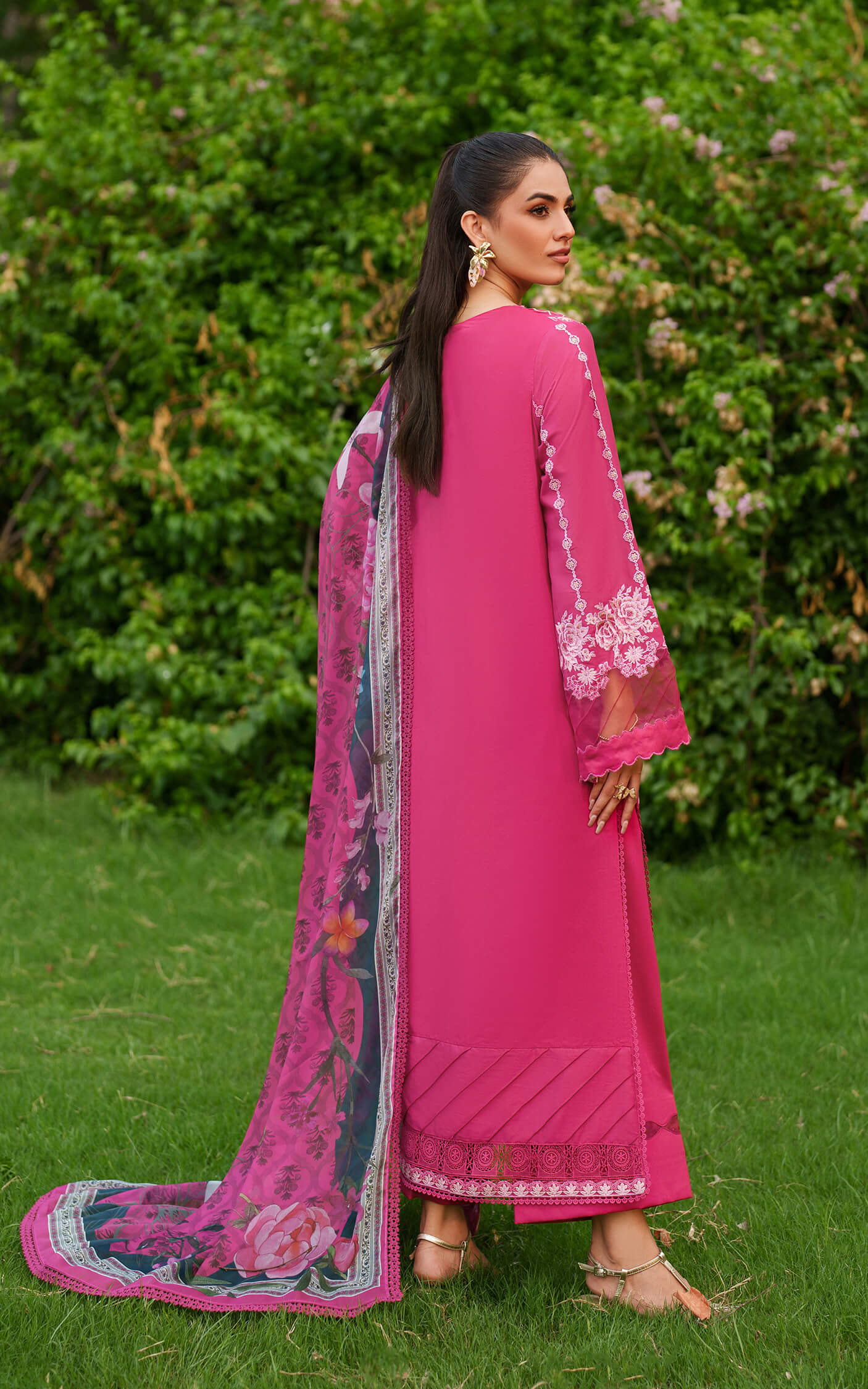Asifa and Nabeel | Eden Cambric 25 | Pink Reverie ECU25-06