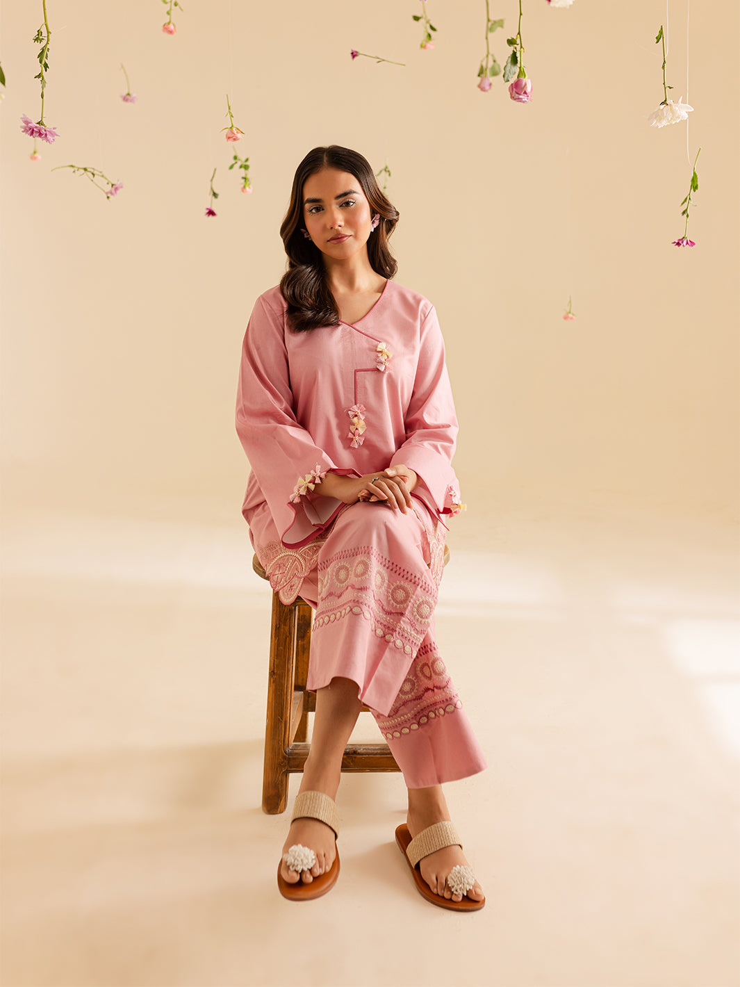 Mahnur | Petal Whispers Lawn Pret | Primrose