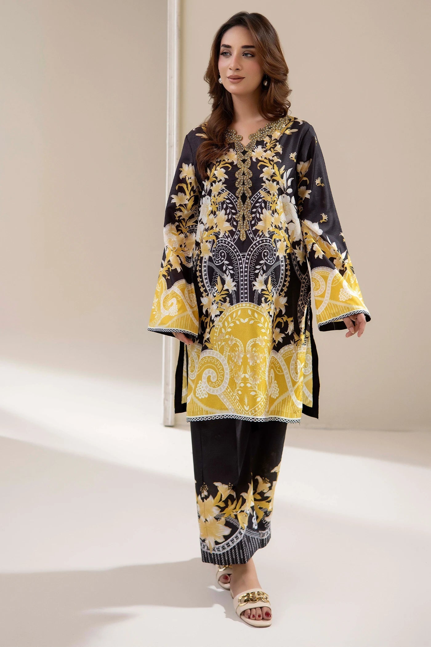 Adans Libas | Embrodiered Co Ord Sets | 4200
