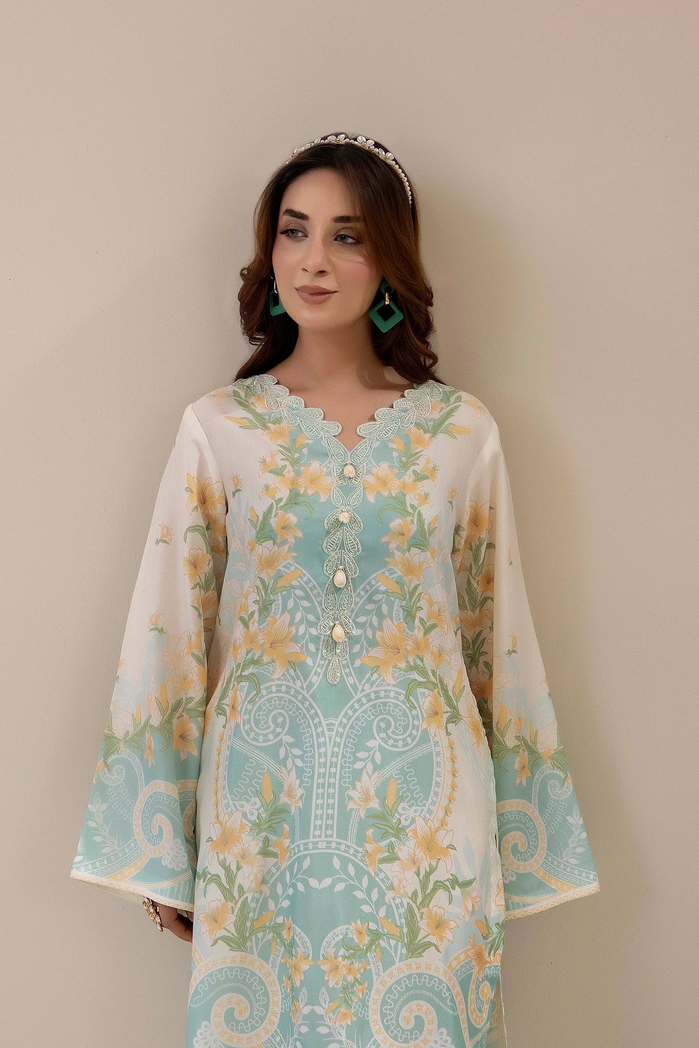 Adans Libas | Embrodiered Co Ord Sets | 4201