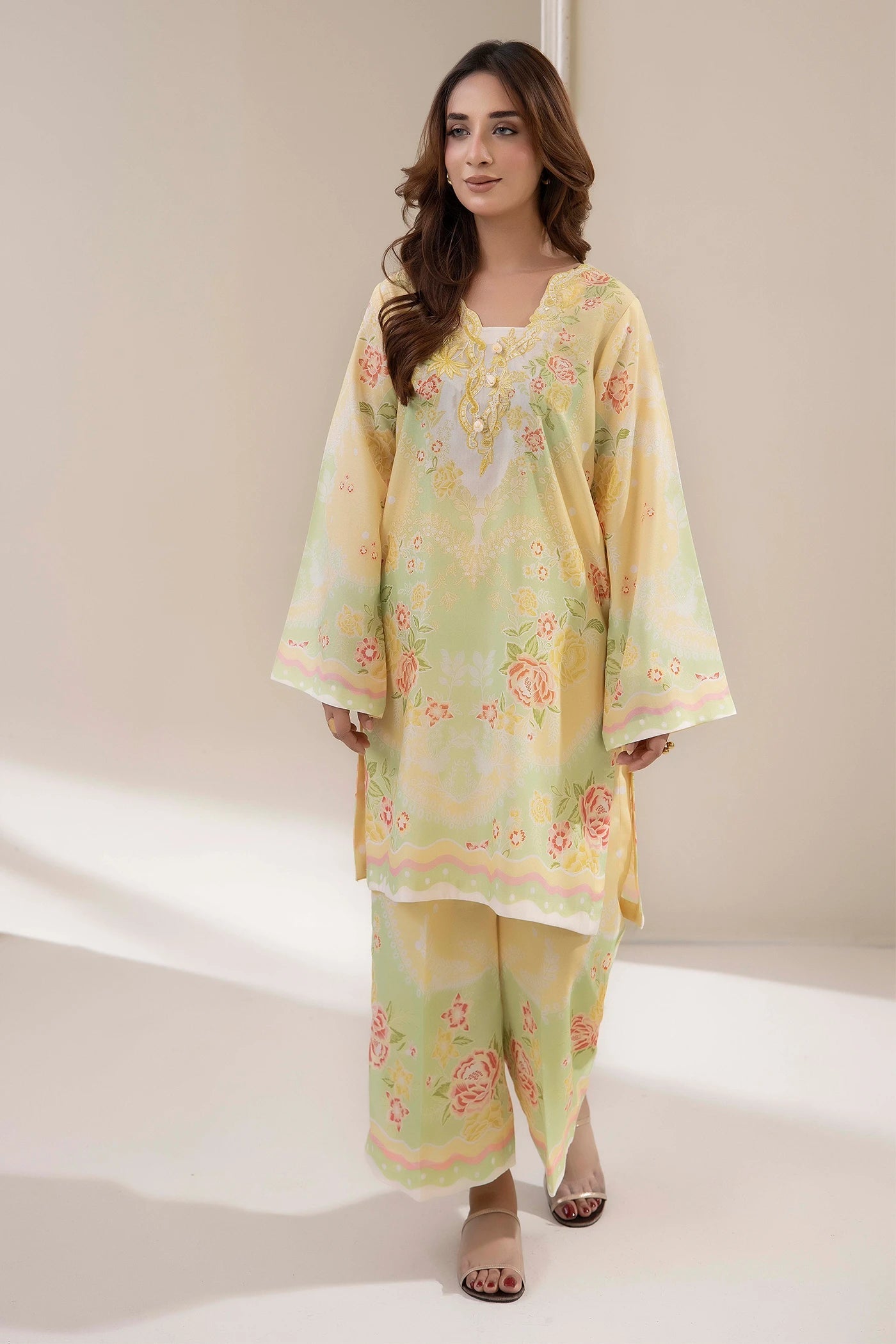 Adans Libas | Embrodiered Co Ord Sets | 4203