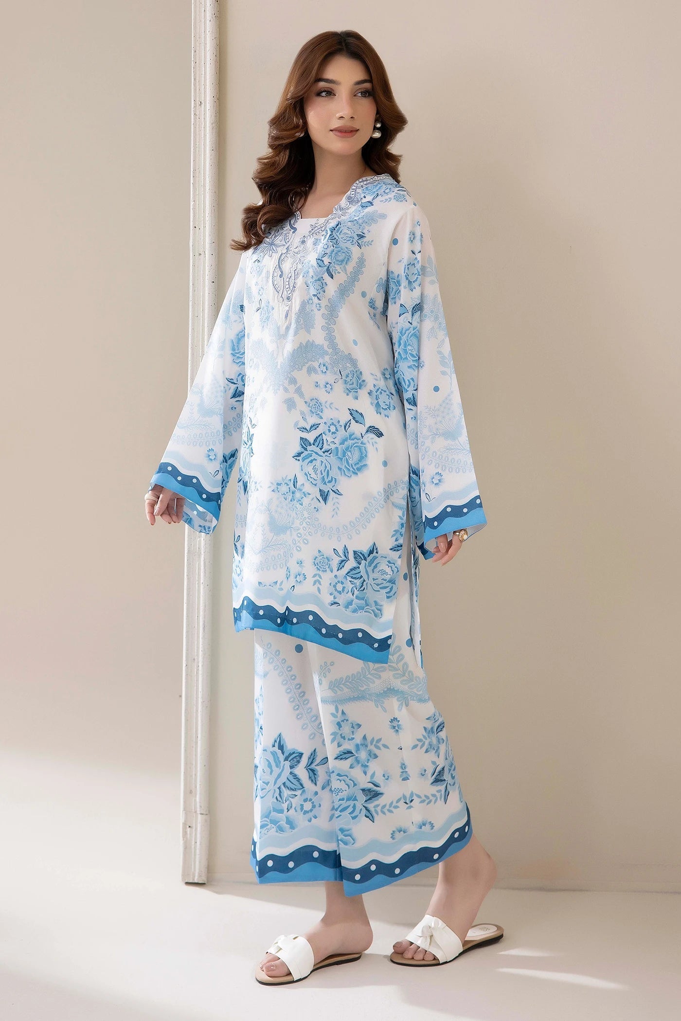 Adans Libas | Embrodiered Co Ord Sets | 4206
