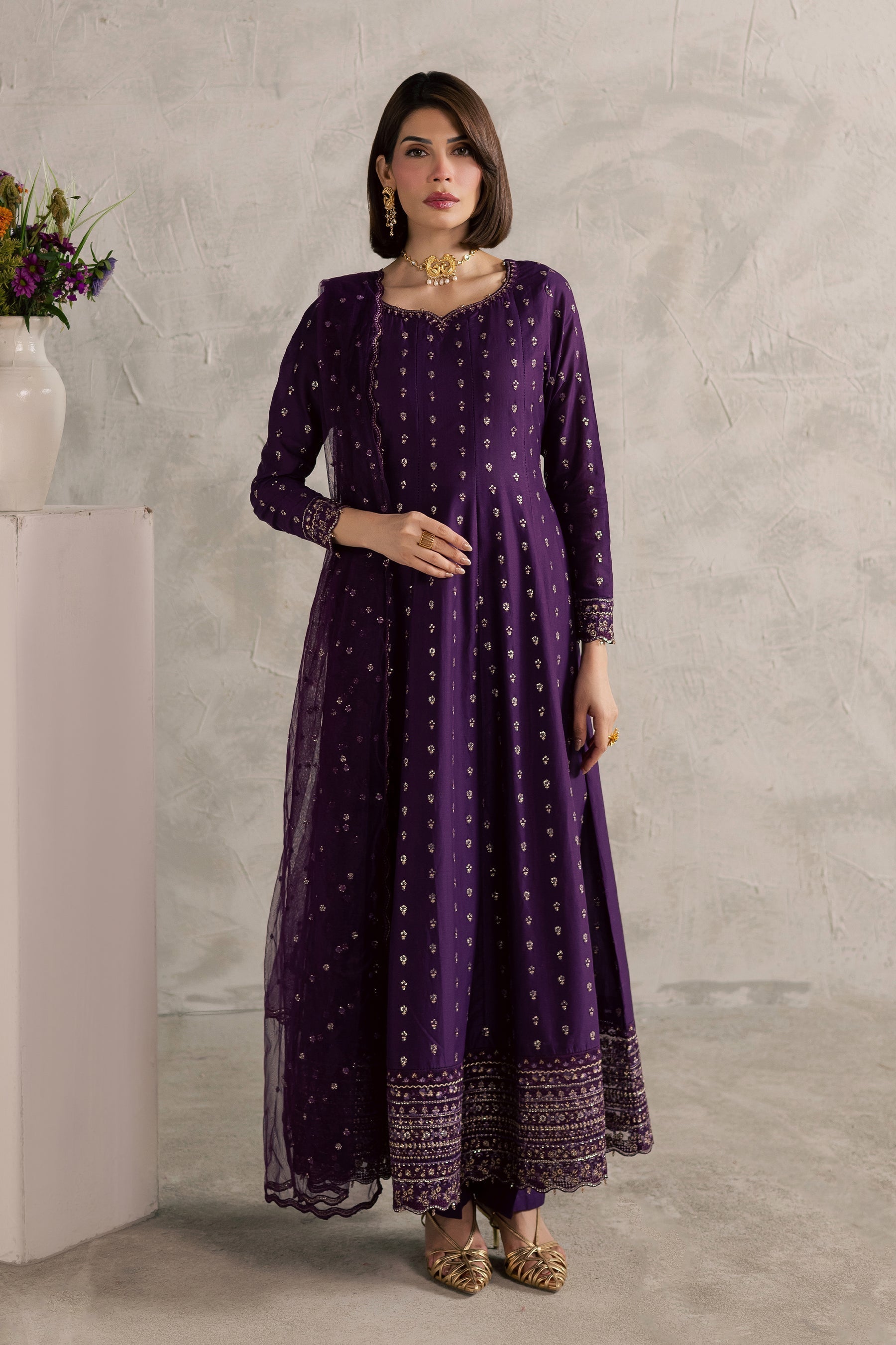 Batik | Festive Eid 26 | Purple Elaf