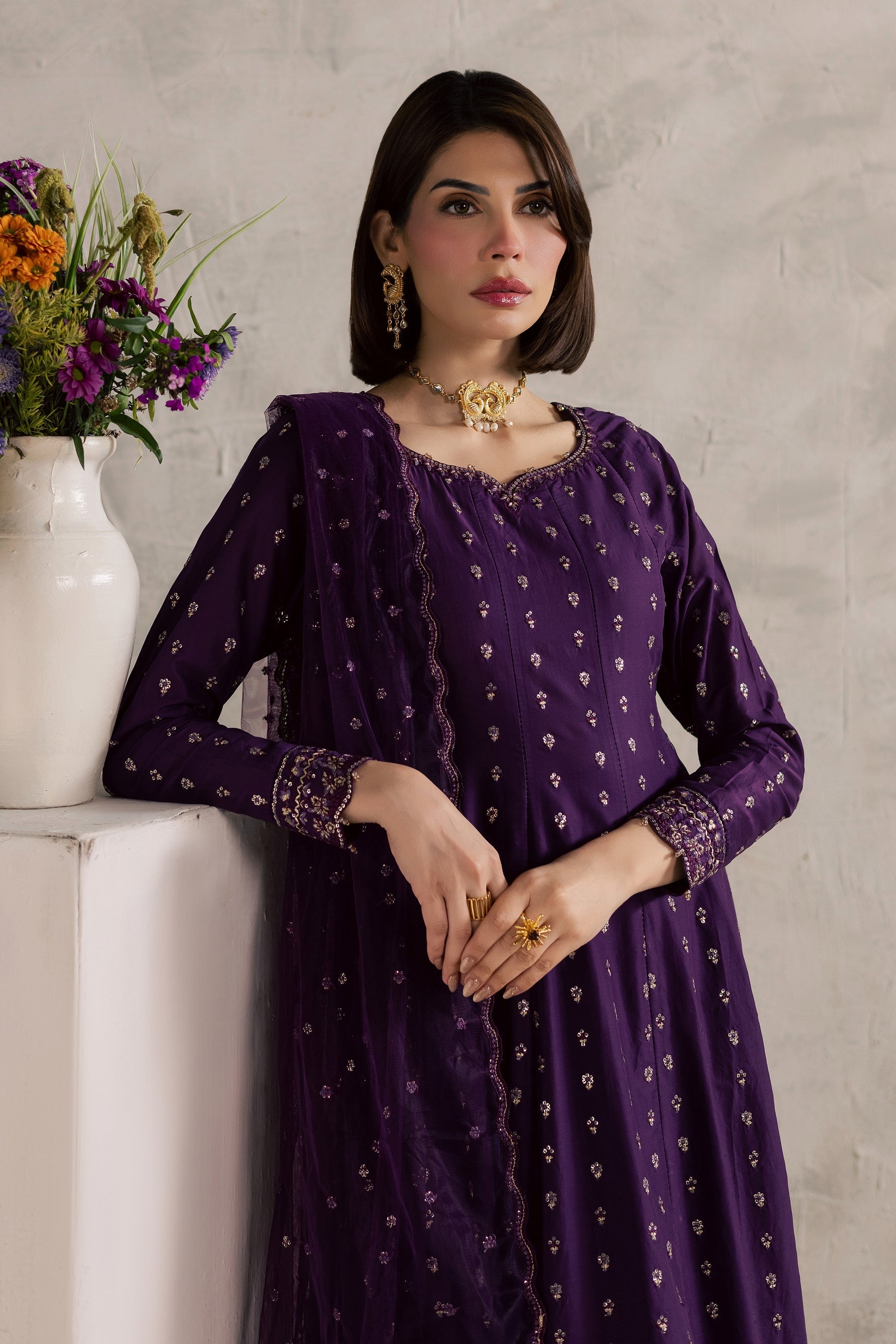 Batik | Festive Eid 26 | Purple Elaf