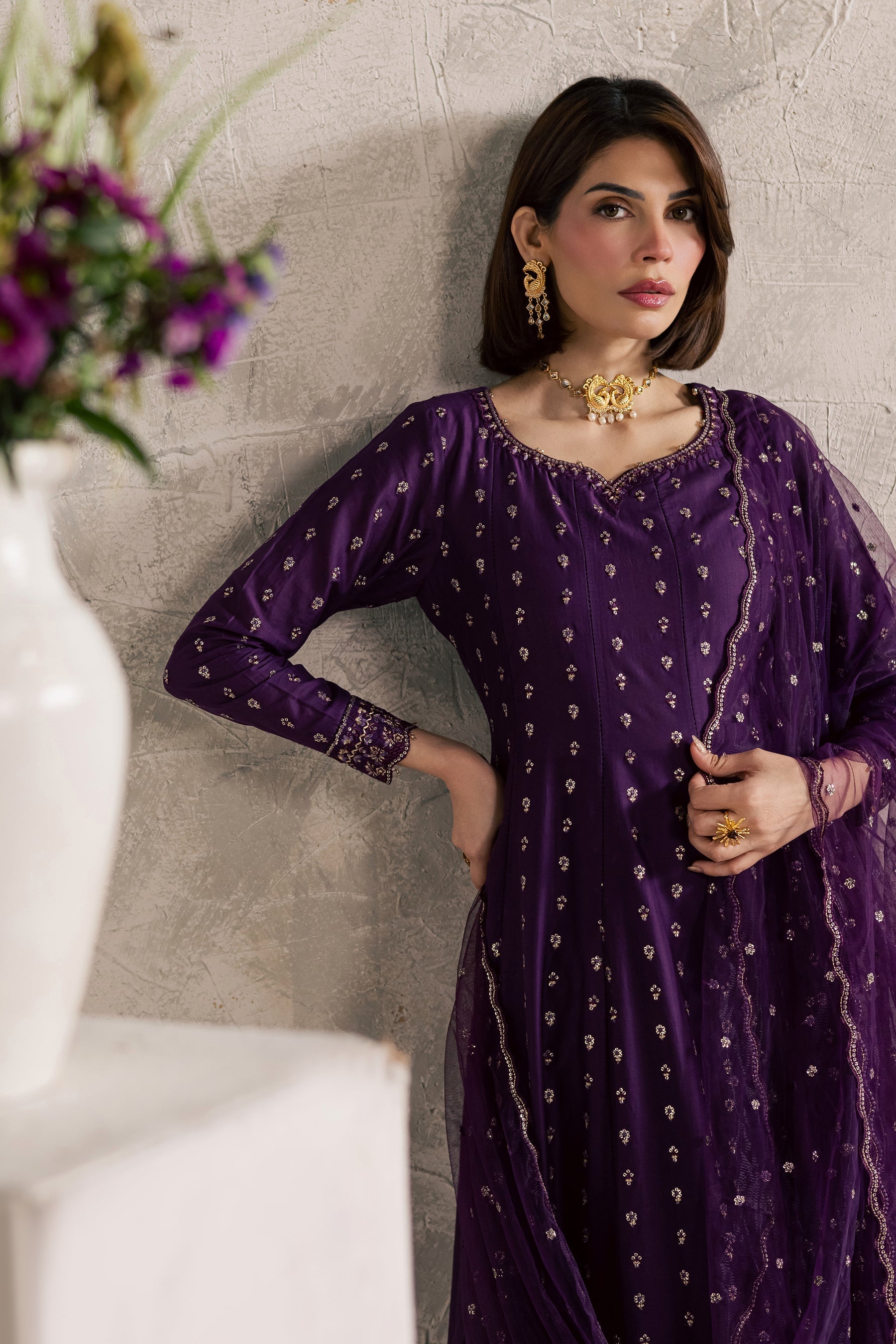 Batik | Festive Eid 26 | Purple Elaf