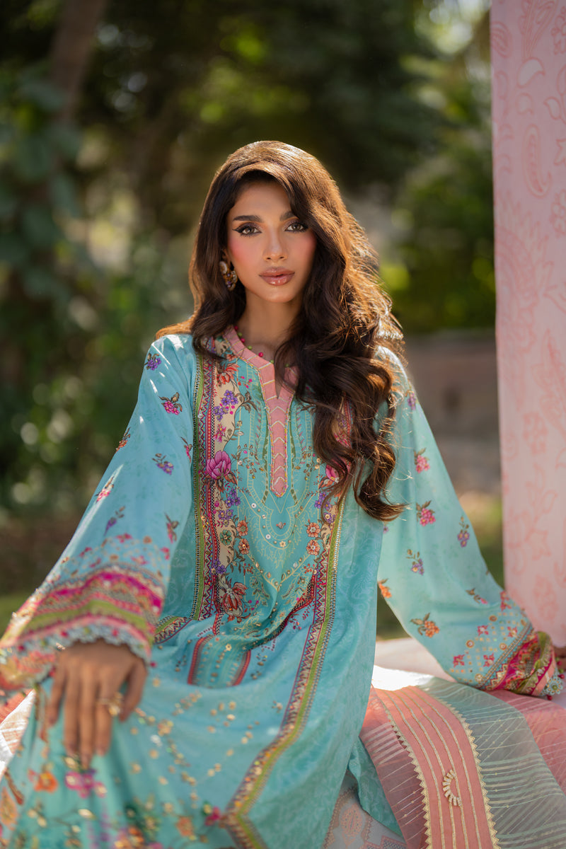 Qalamkar | Luxe Silk |  UA-06 SARA