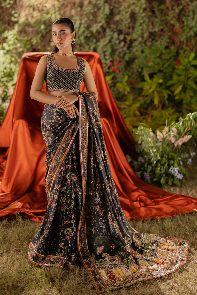 Qalamkar | Luxe Silk |  UA-04 AVA