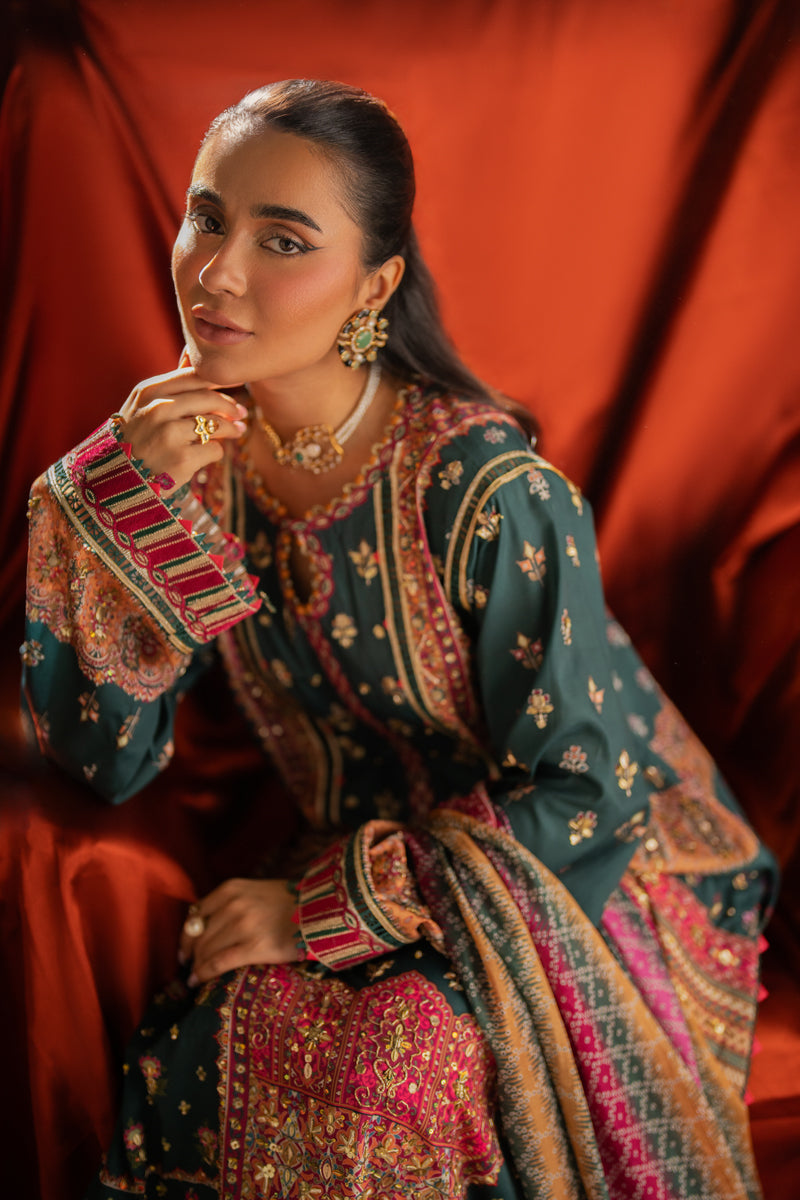 Qalamkar | Luxe Silk | UA-02 NINA