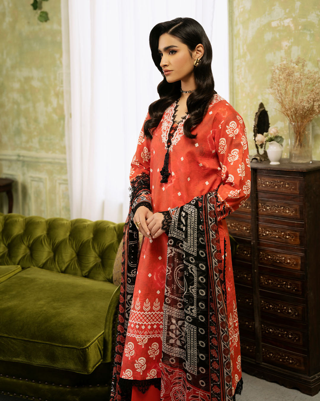 Roheenaz | Flora Printed Lawn | Solstice