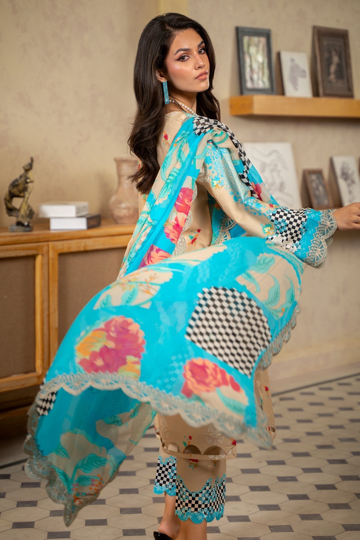 Charizma | Lawn Collection 24 | AS4-43