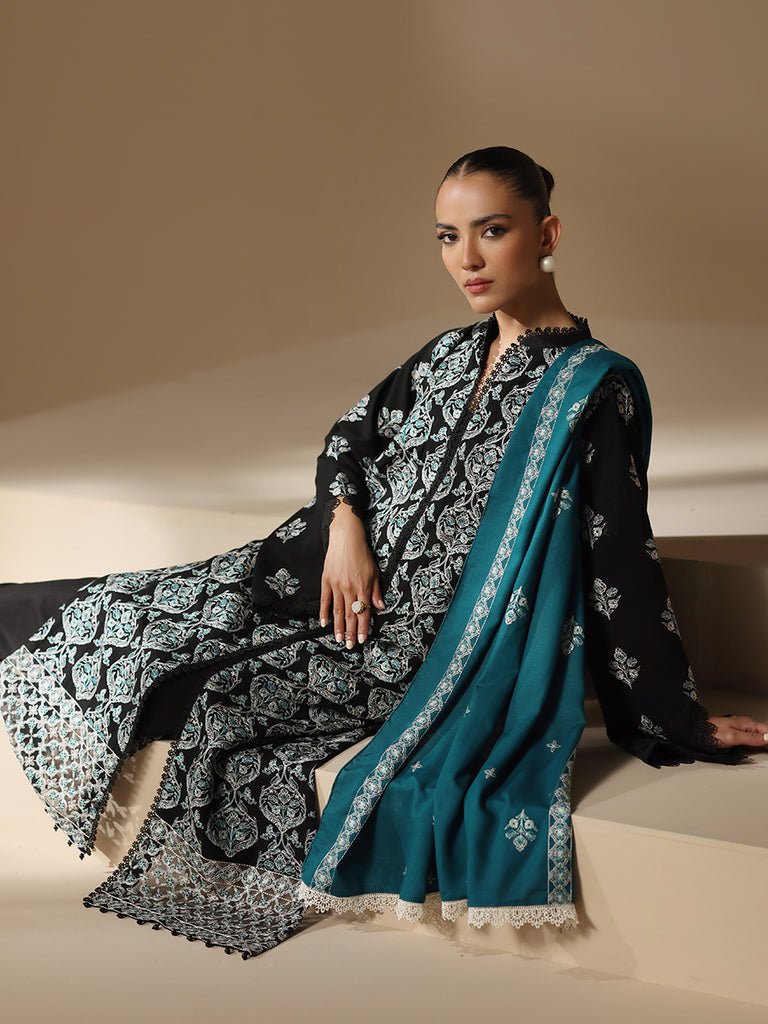 Rajbari | Nissa Embroidered Shawl | Embroidered Shawl Series 04