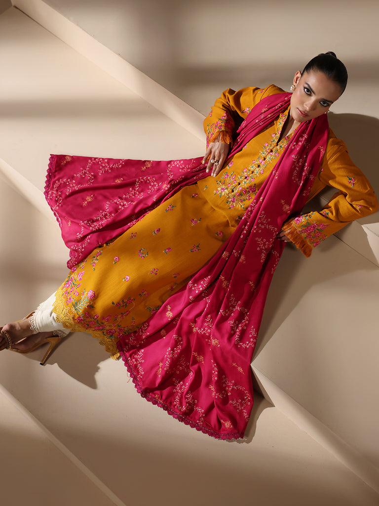 Rajbari | Nissa Embroidered Shawl | Embroidered Shawl Series 12