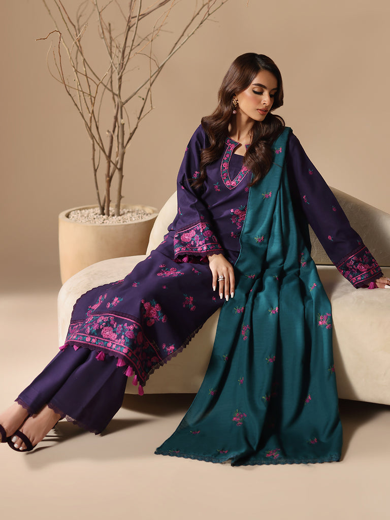 Rajbari | Nissa Embroidered Shawl | Embroidered Shawl Series 06