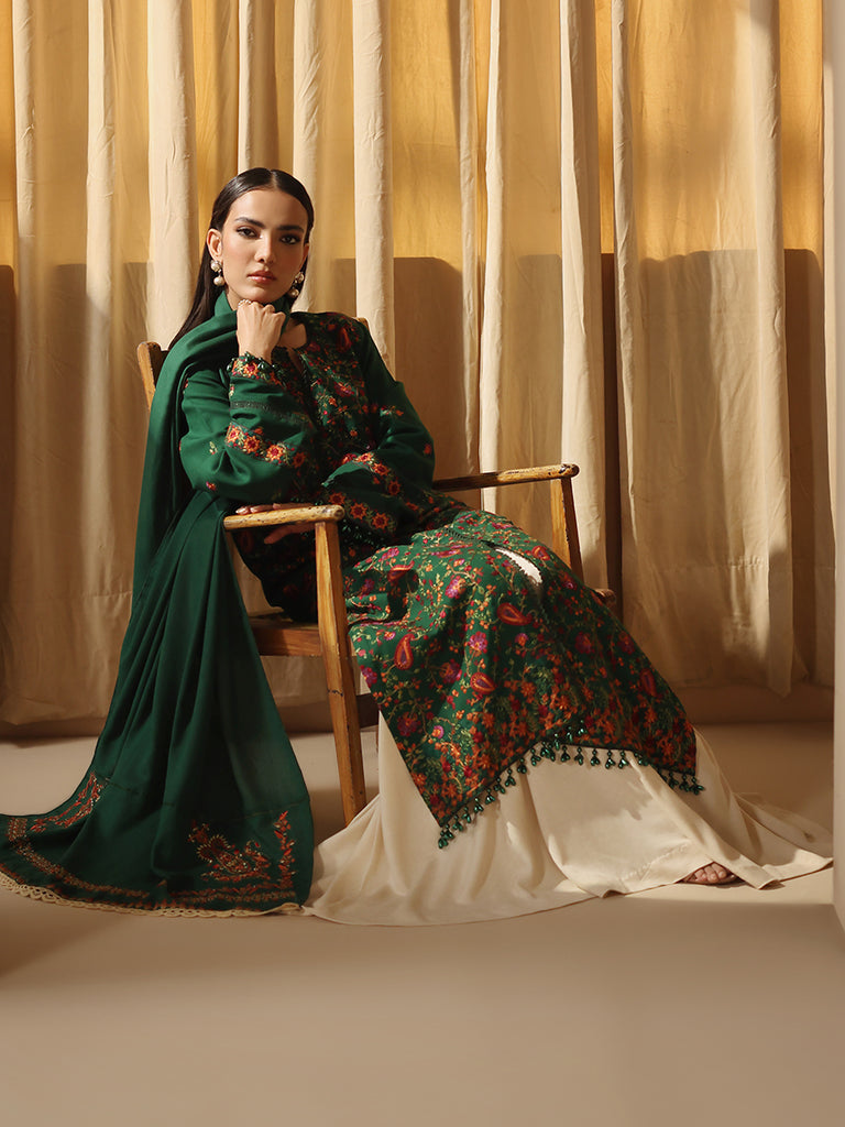 Rajbari | Nissa Embroidered Shawl | Embroidered Shawl Series 03