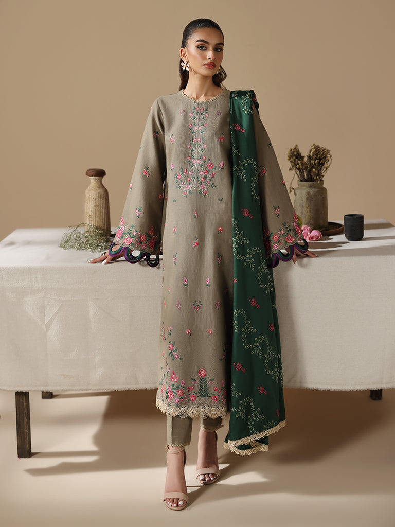 Rajbari | Nissa Embroidered Shawl | Embroidered Shawl Series 05