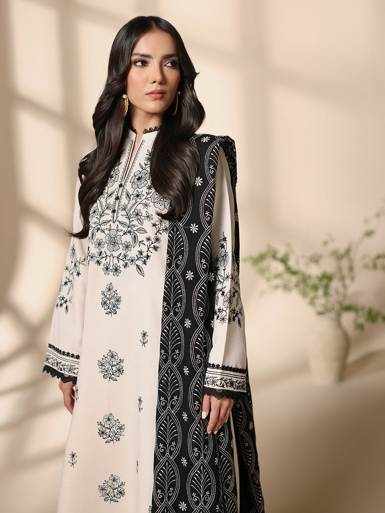 Rajbari | Nissa Embroidered Shawl | Embroidered Shawl Series 08