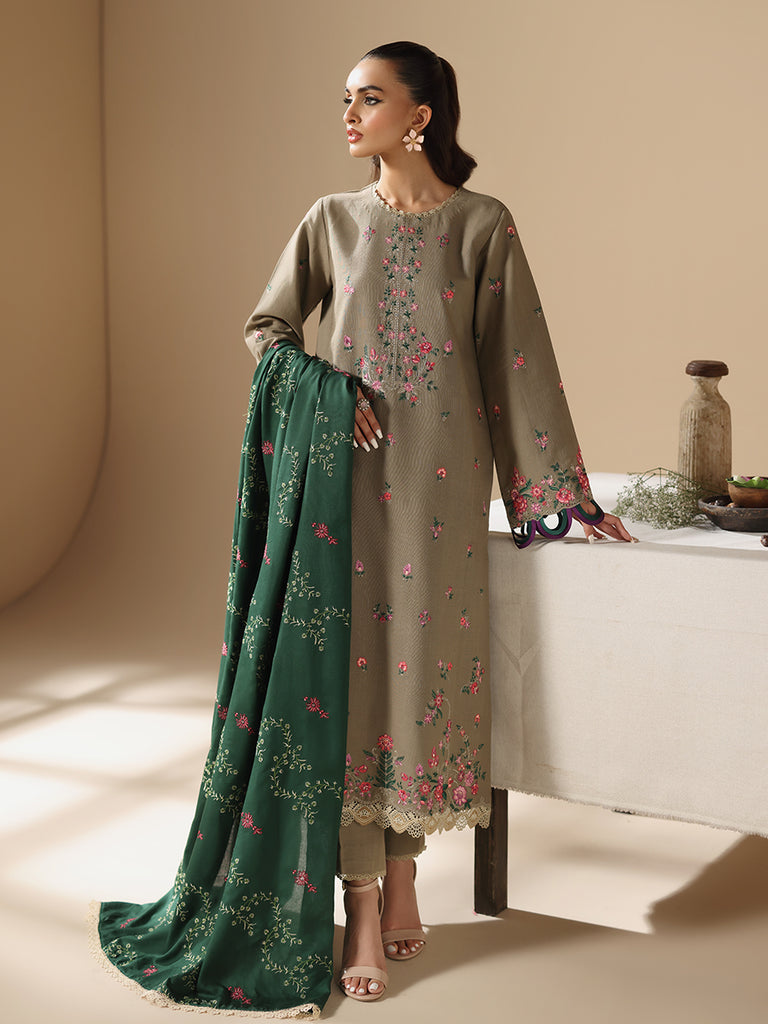 Rajbari | Nissa Embroidered Shawl | Embroidered Shawl Series 05