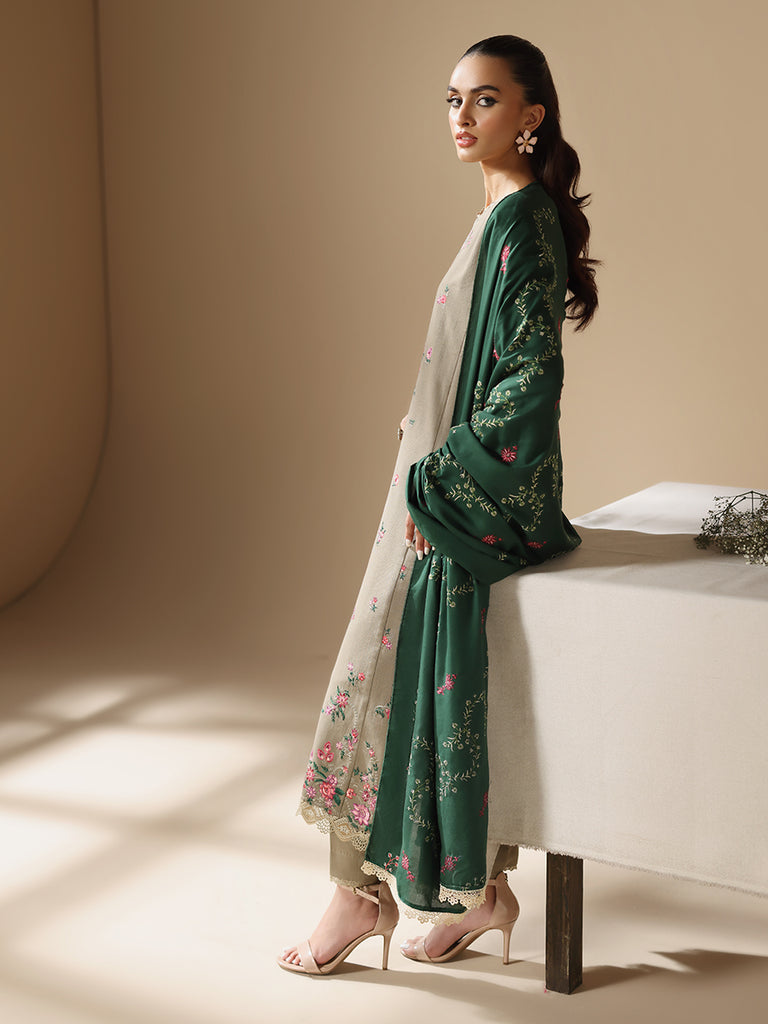 Rajbari | Nissa Embroidered Shawl | Embroidered Shawl Series 05