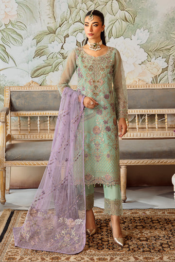 Ramsha | Minhal Organza Collection |  M-1204