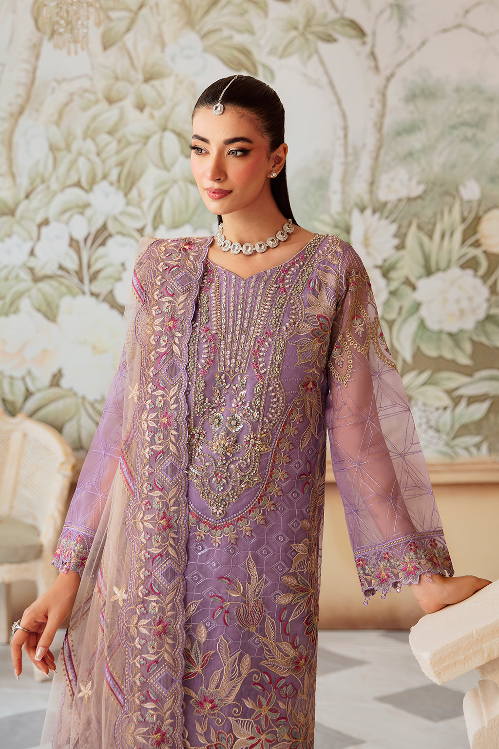 Ramsha | Minhal Organza Collection | M-1207