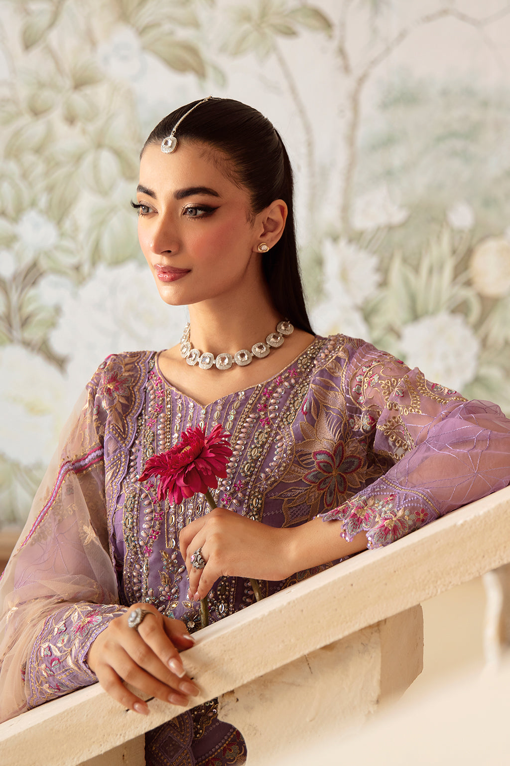 Ramsha | Minhal Organza Collection | M-1207