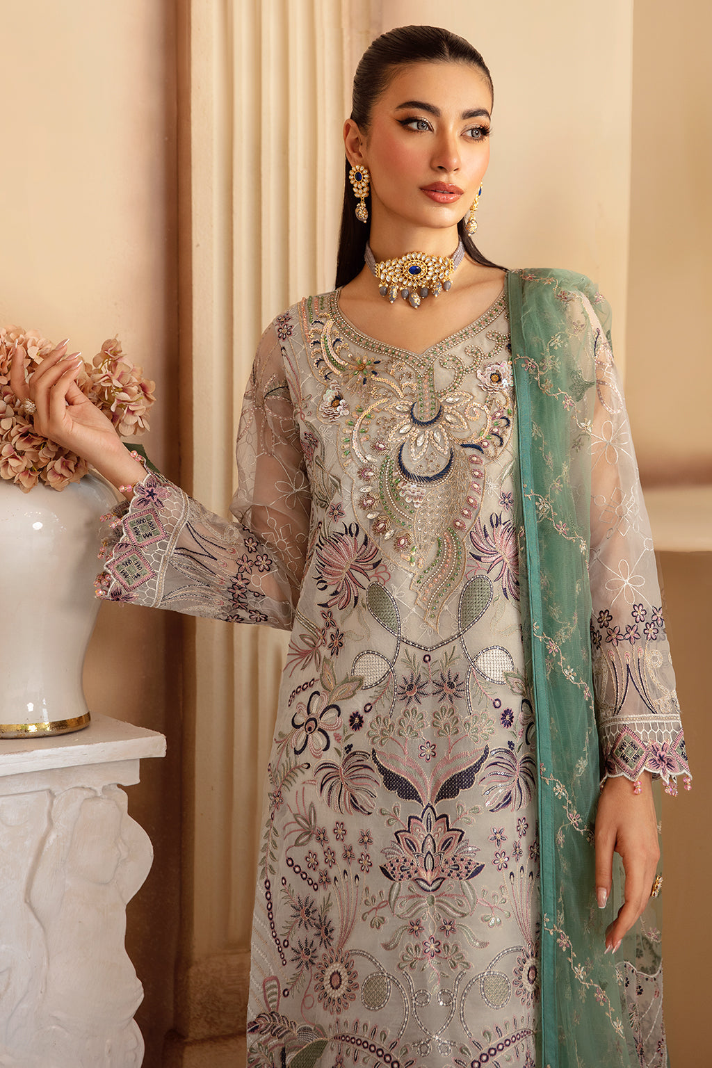 Ramsha | Minhal Organza Collection | M-1202