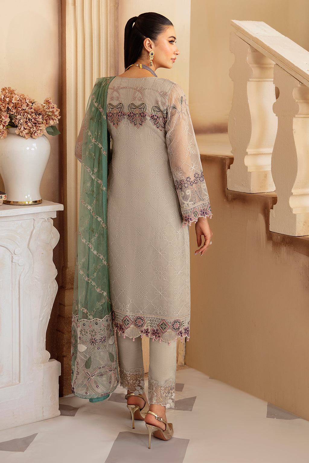Ramsha | Minhal Organza Collection | M-1202