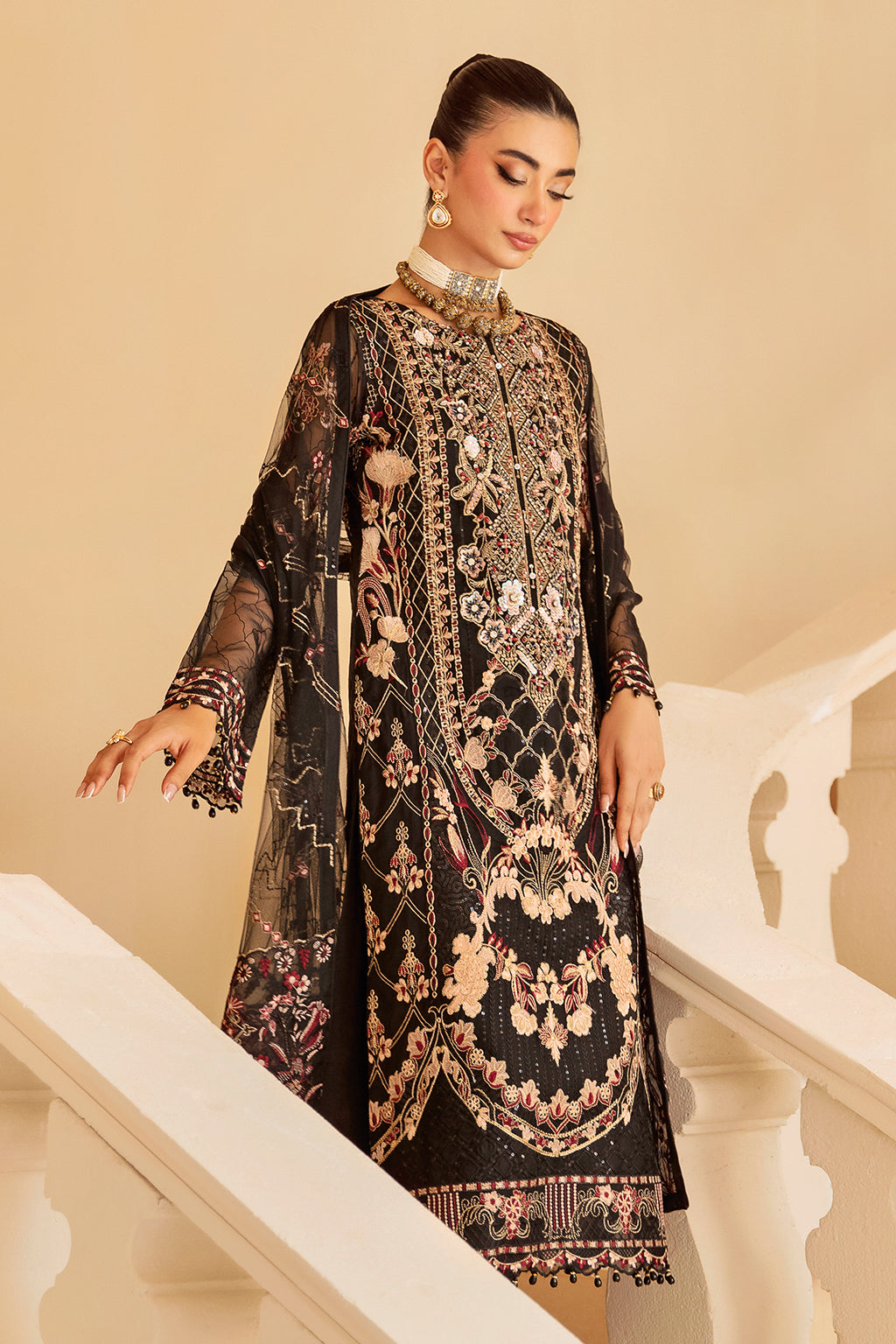 Ramsha | Minhal Organza Collection | M-1205