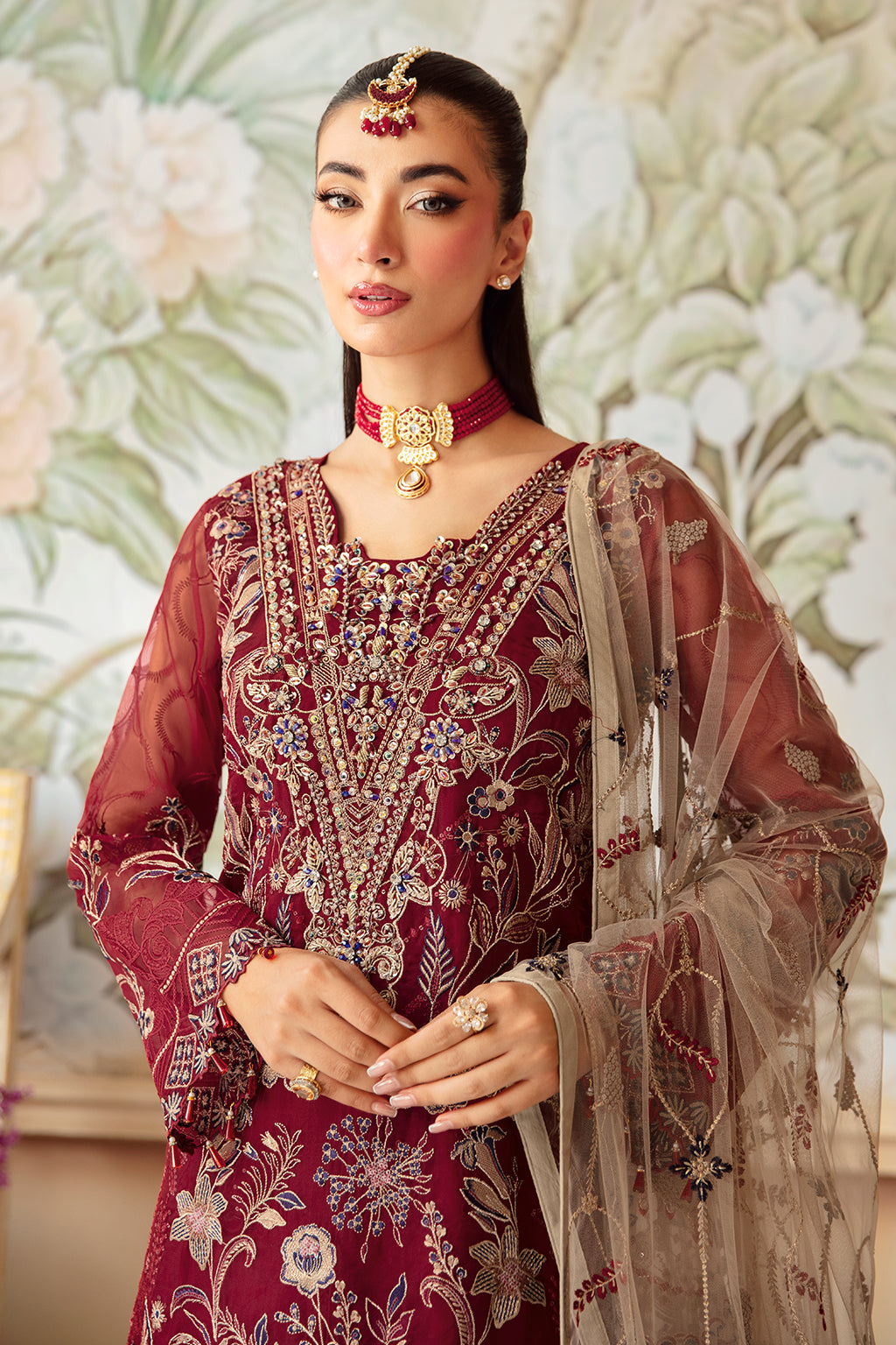 Ramsha | Minhal Organza Collection | M-1201