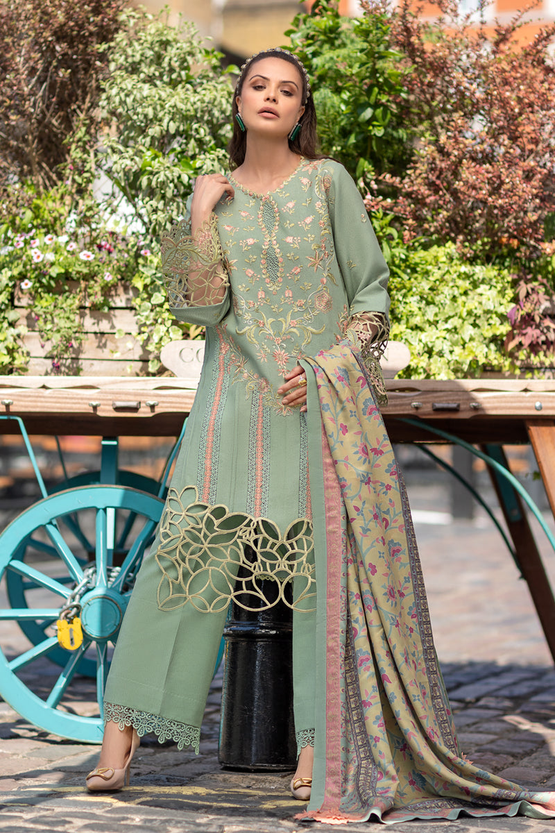 Rangrasiya | Carnation Winter Shawl | Lisa