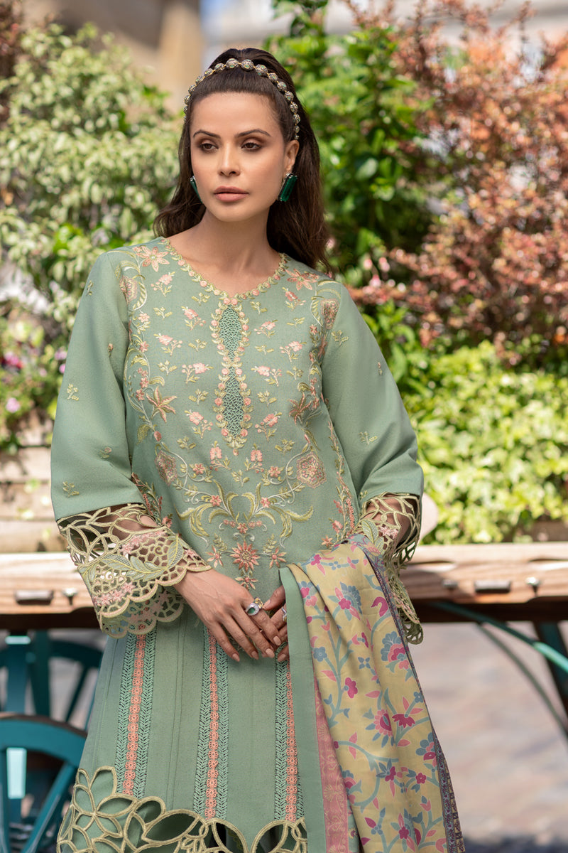 Rangrasiya | Carnation Winter Shawl | Lisa