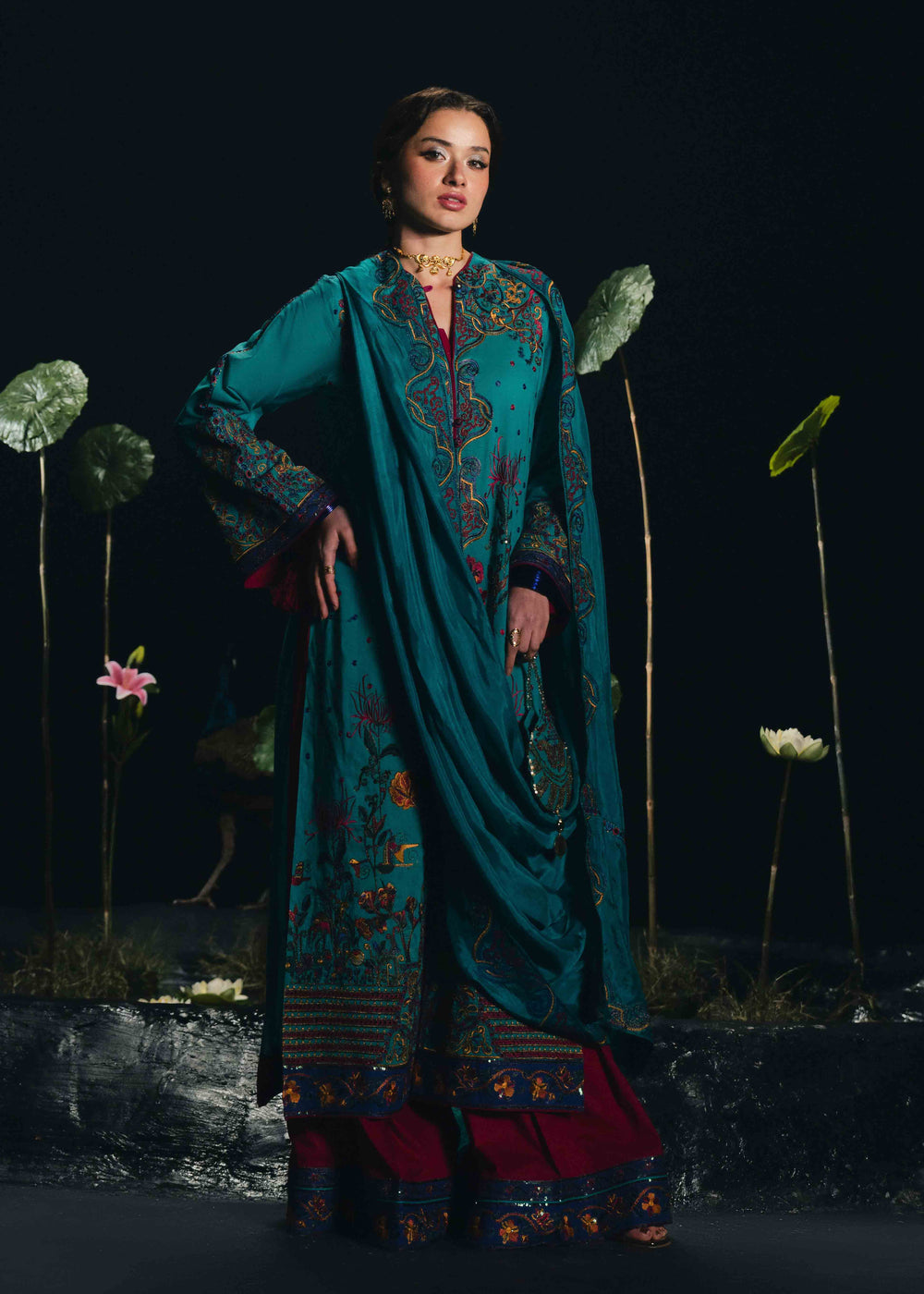 Laj by Lajwanti | Luxury Lawn | Nazeera