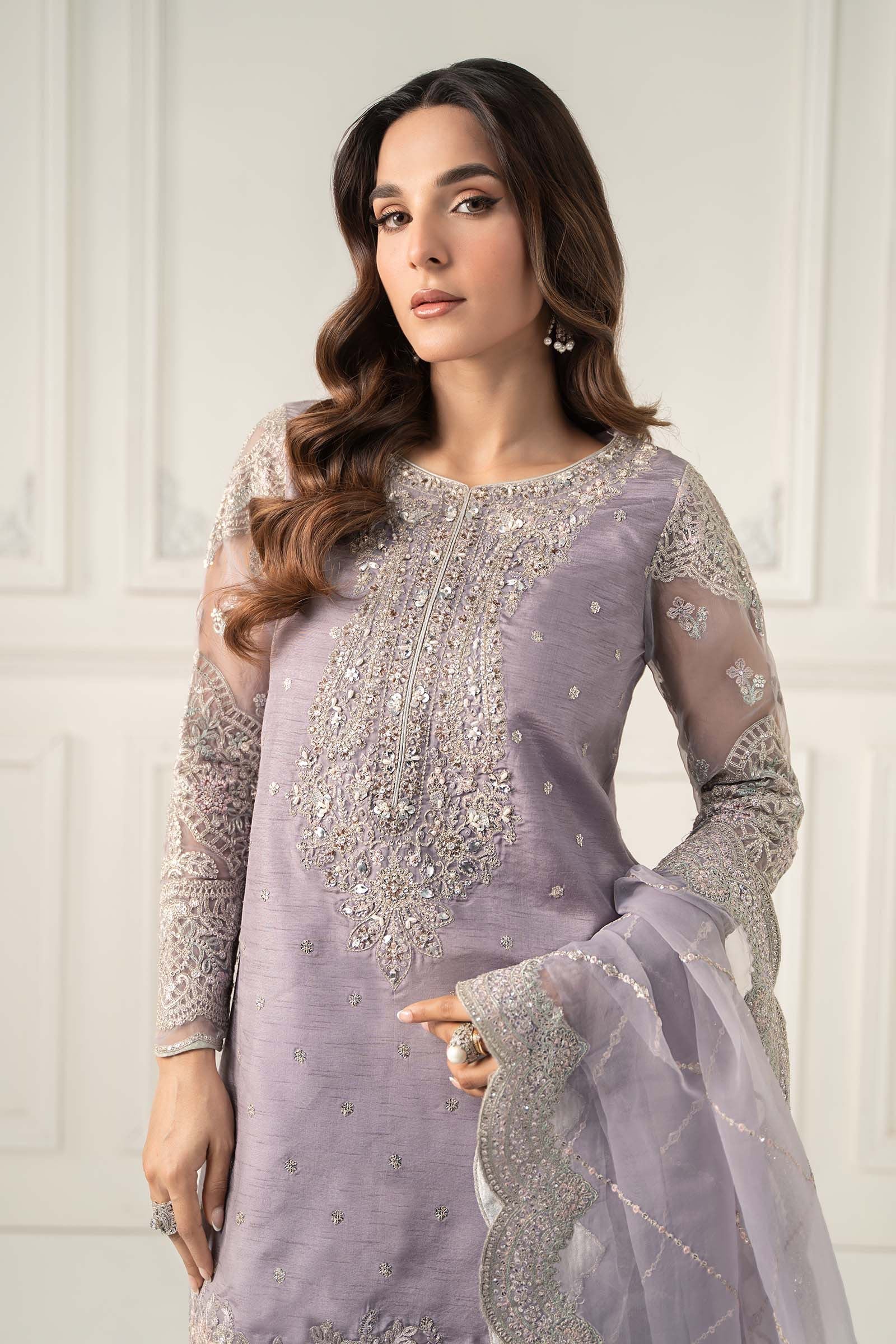 Maria B | Luxury Formals | SF-EF25-60R1-Lilac