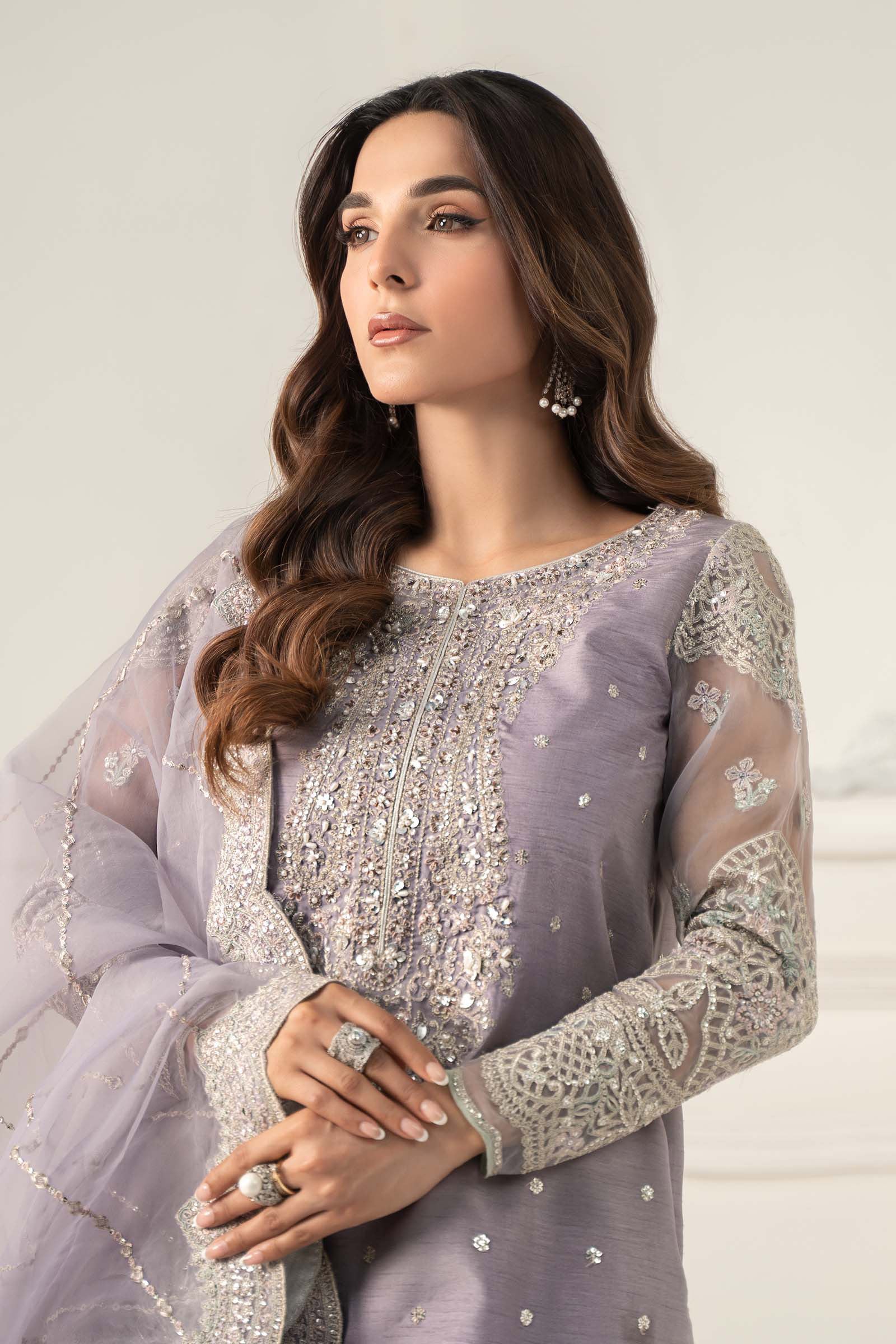 Maria B | Luxury Formals | SF-EF25-60R1-Lilac