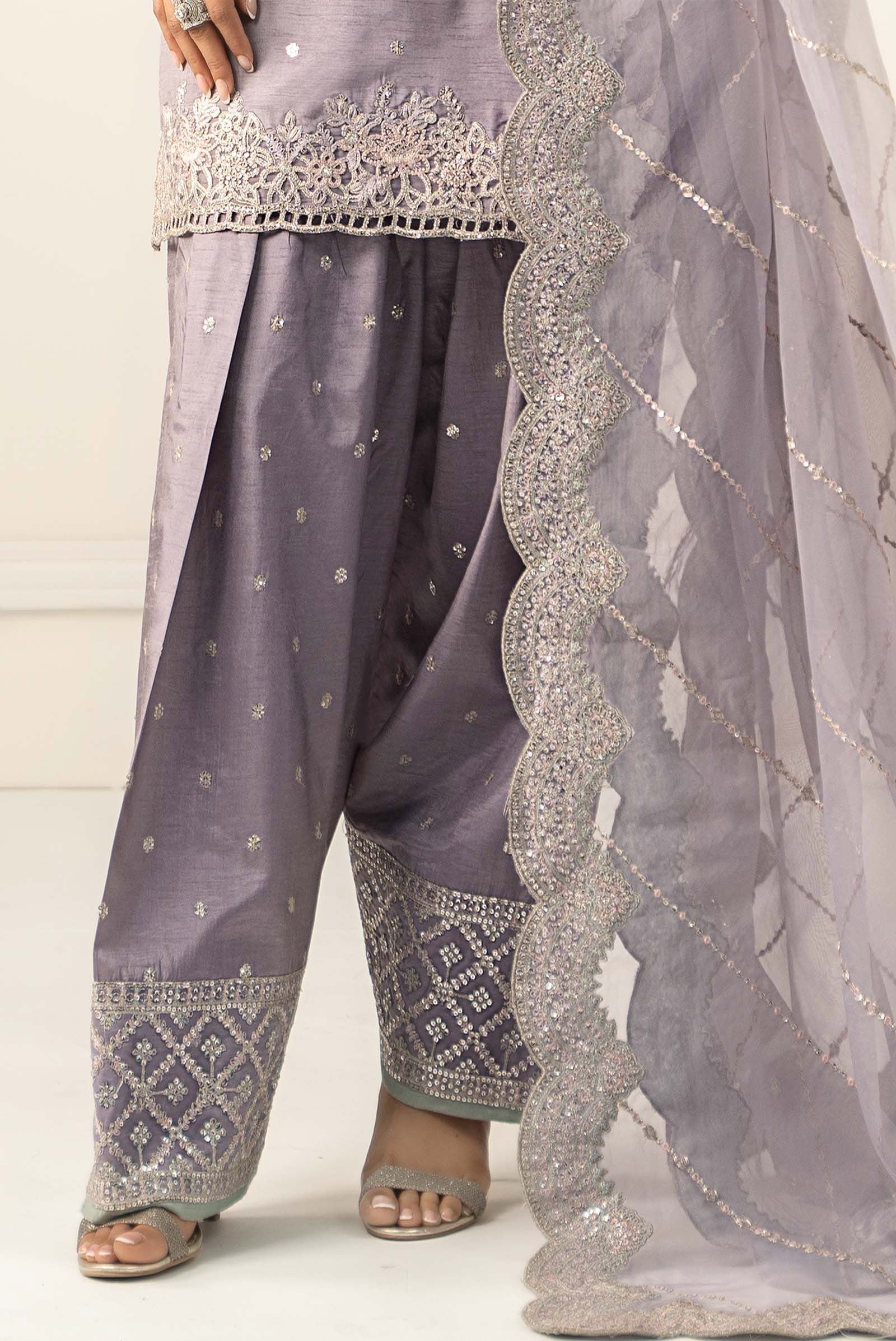 Maria B | Luxury Formals | SF-EF25-60R1-Lilac