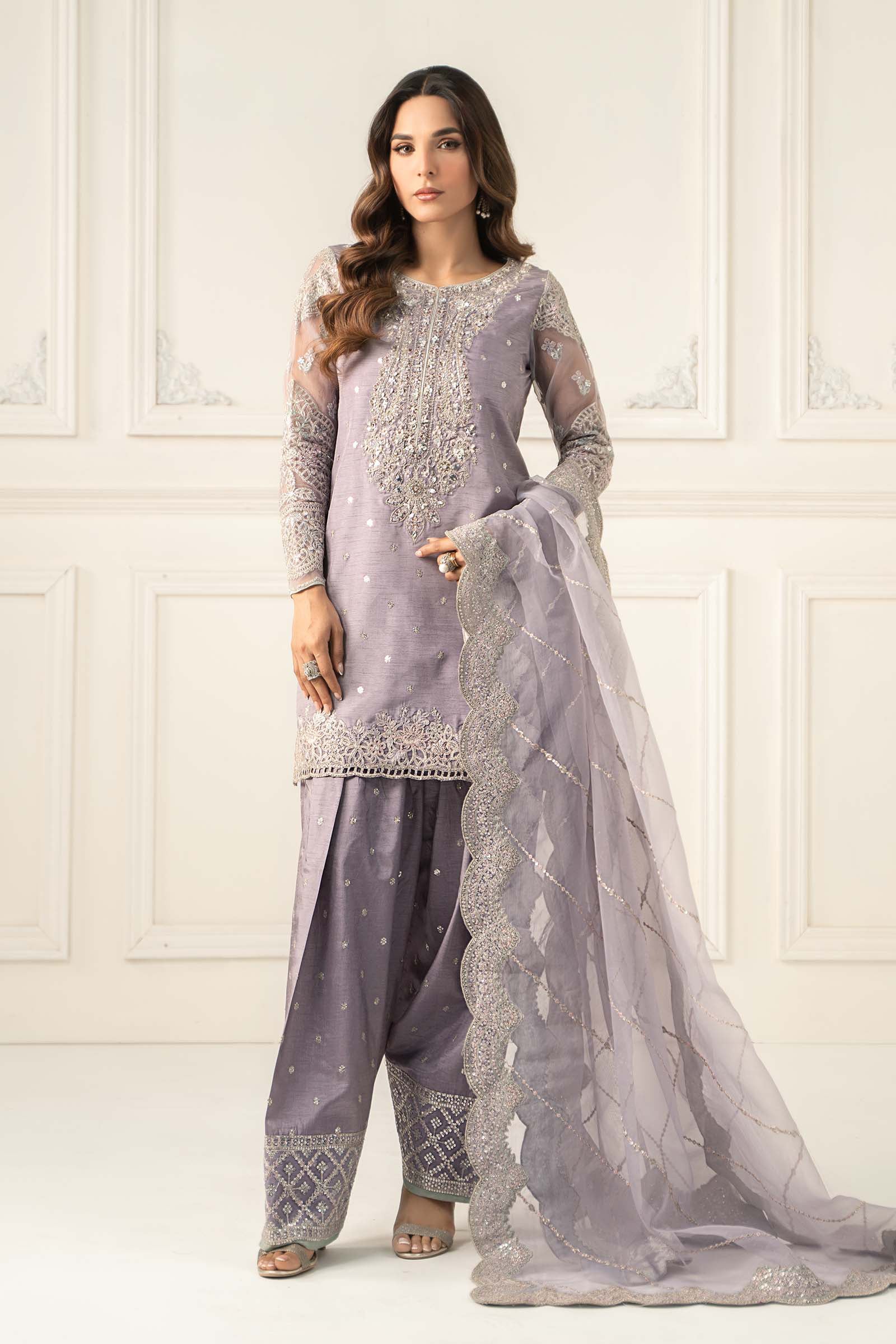Maria B | Luxury Formals | SF-EF25-60R1-Lilac
