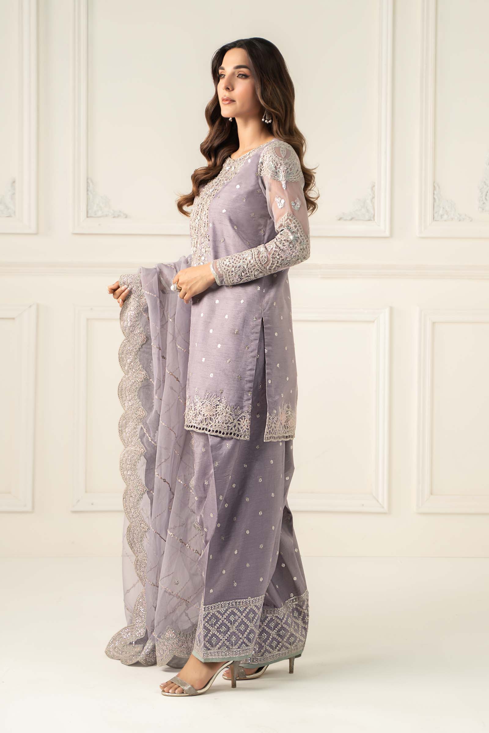 Maria B | Luxury Formals | SF-EF25-60R1-Lilac