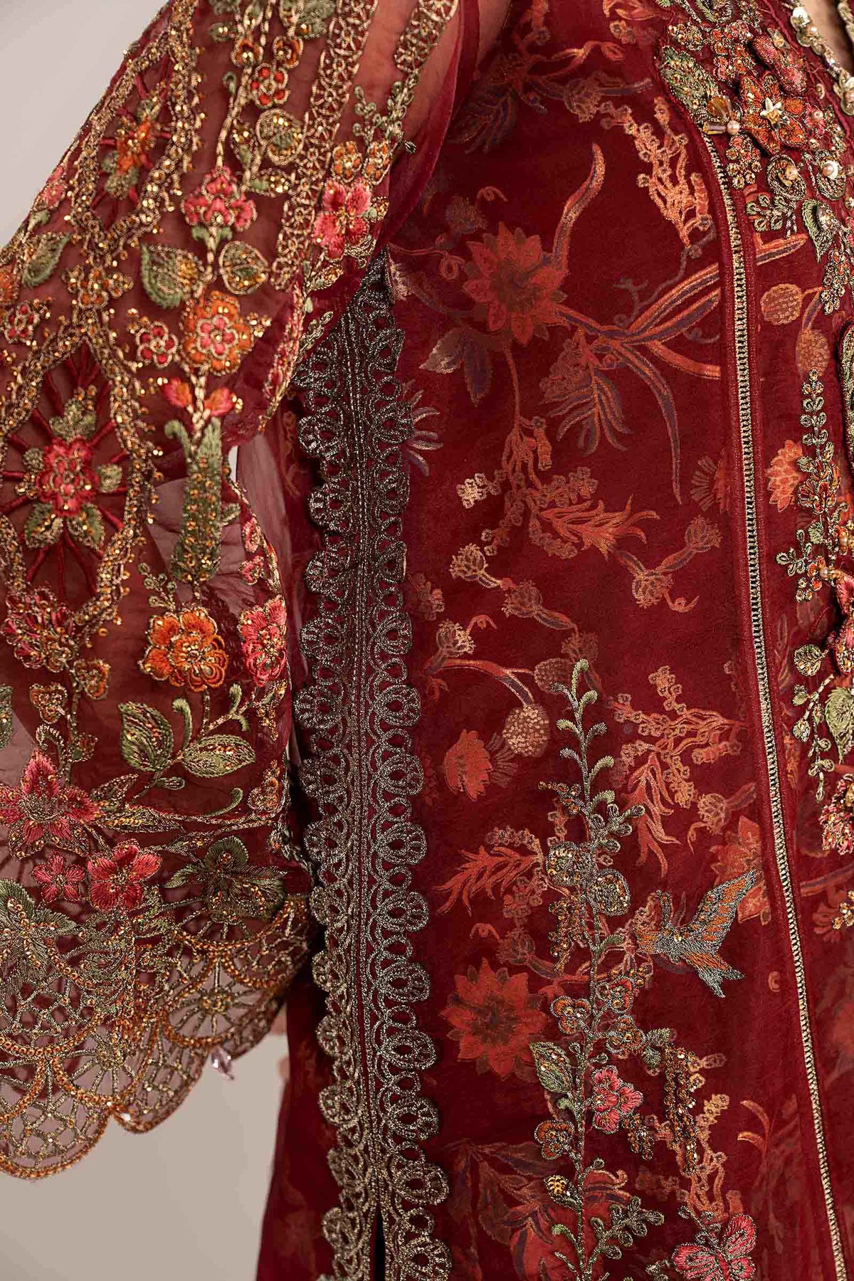 Maria B | Luxury Formals | SF-EF26-02-Maroon