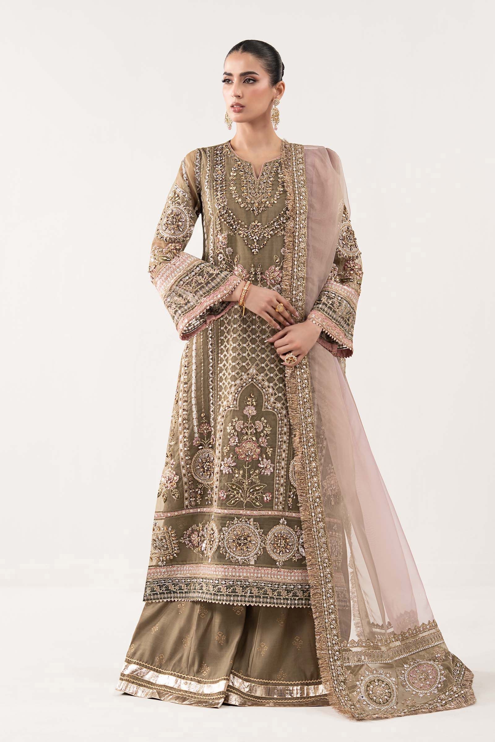 Maria B | Luxury Formals | SF-EF26-10-Coffee