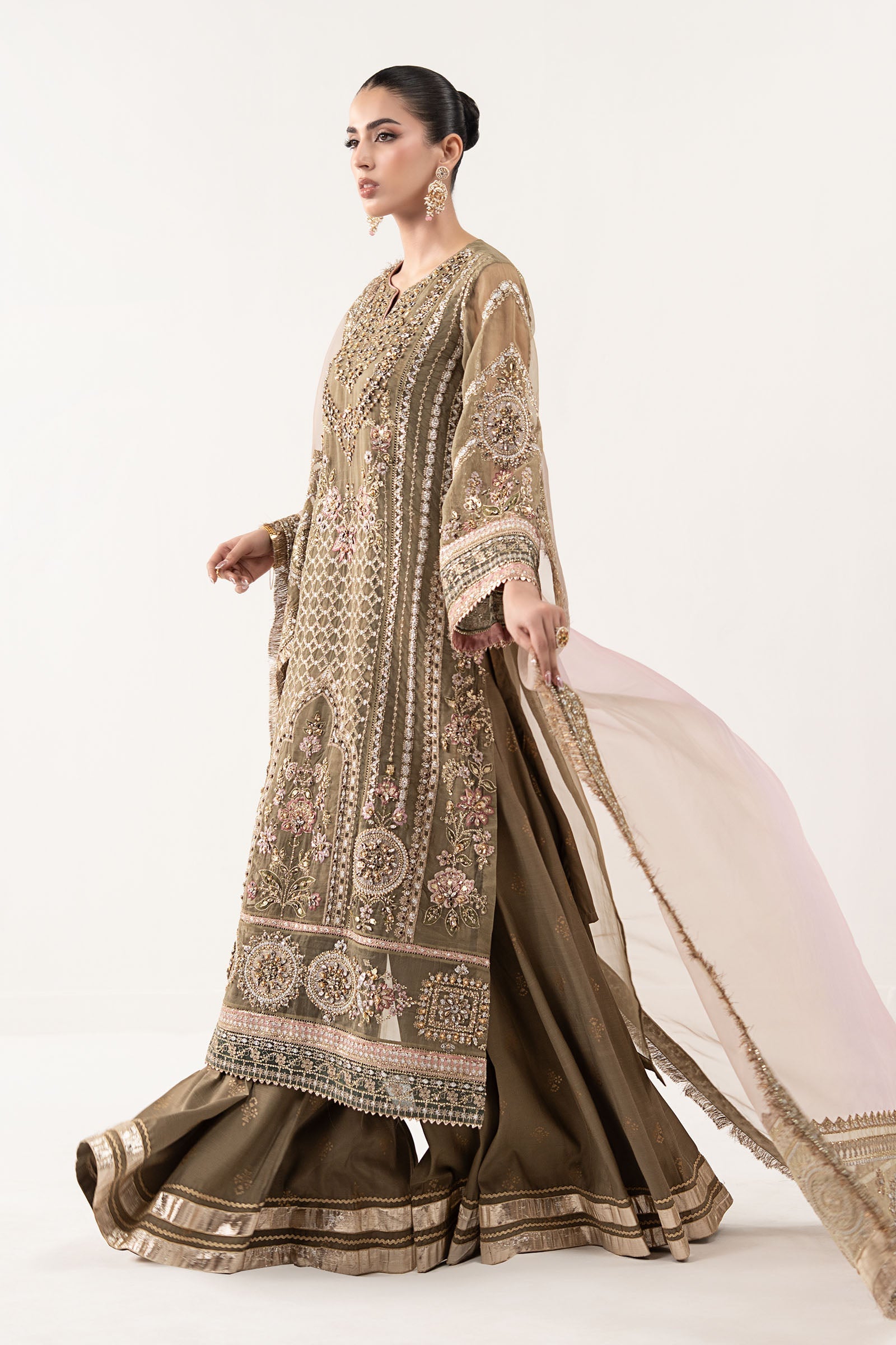 Maria B | Luxury Formals | SF-EF26-10-Coffee