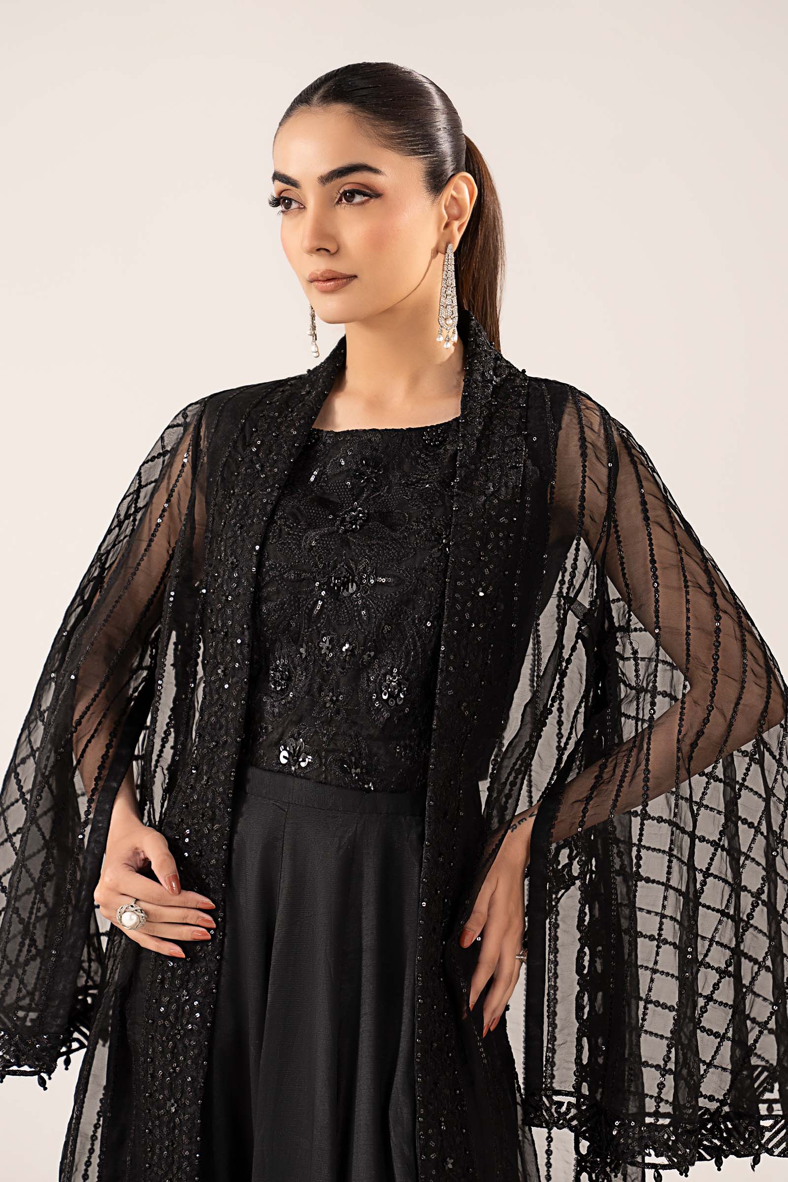 Maria B | Luxury Formals | SF-EF26-12-Black