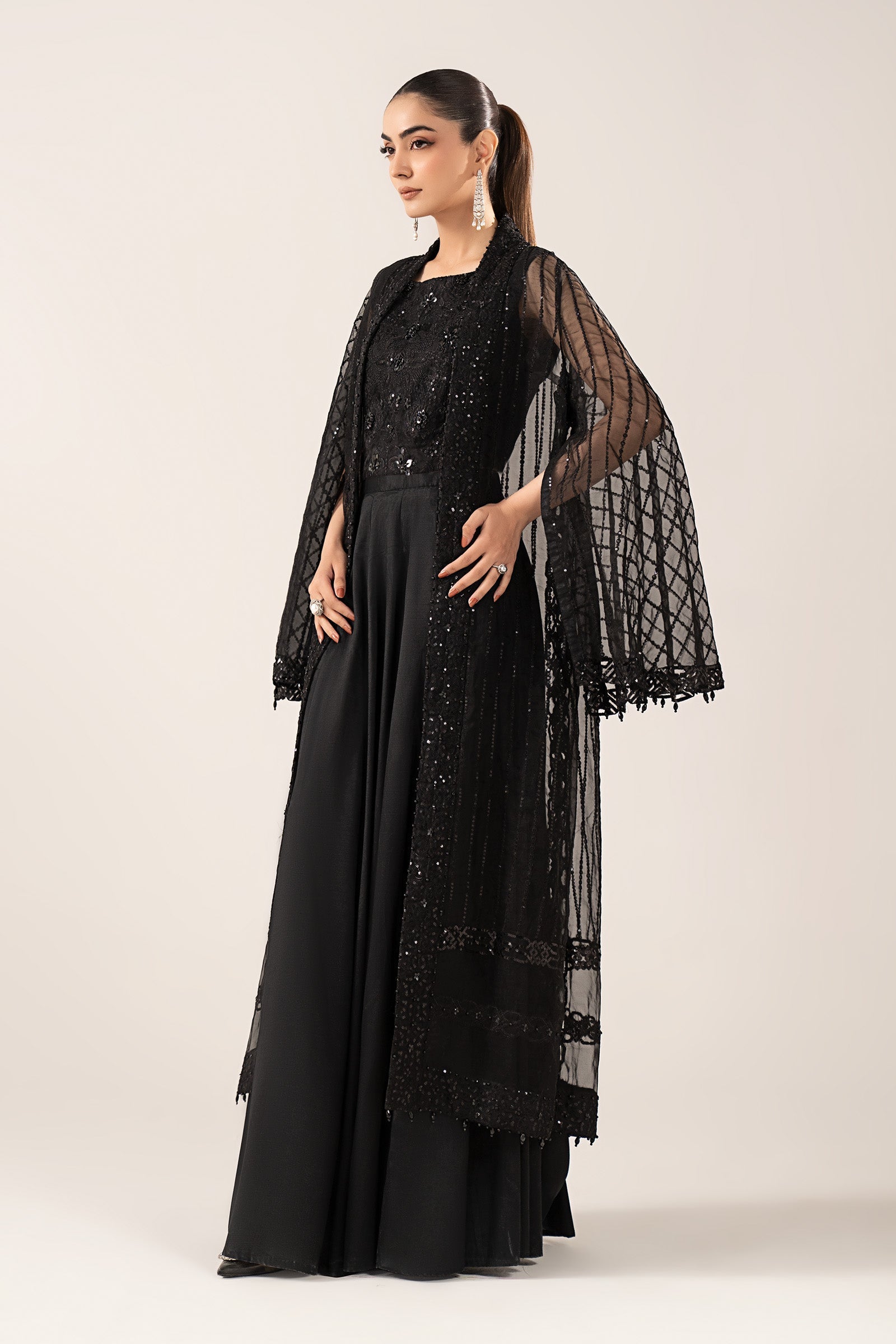 Maria B | Luxury Formals | SF-EF26-12-Black