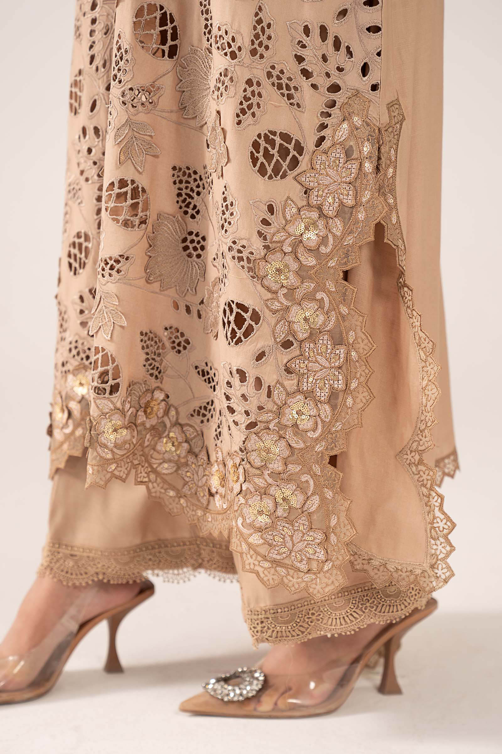 Maria B | Luxury Formals | SF-EF26-16-BEIGE